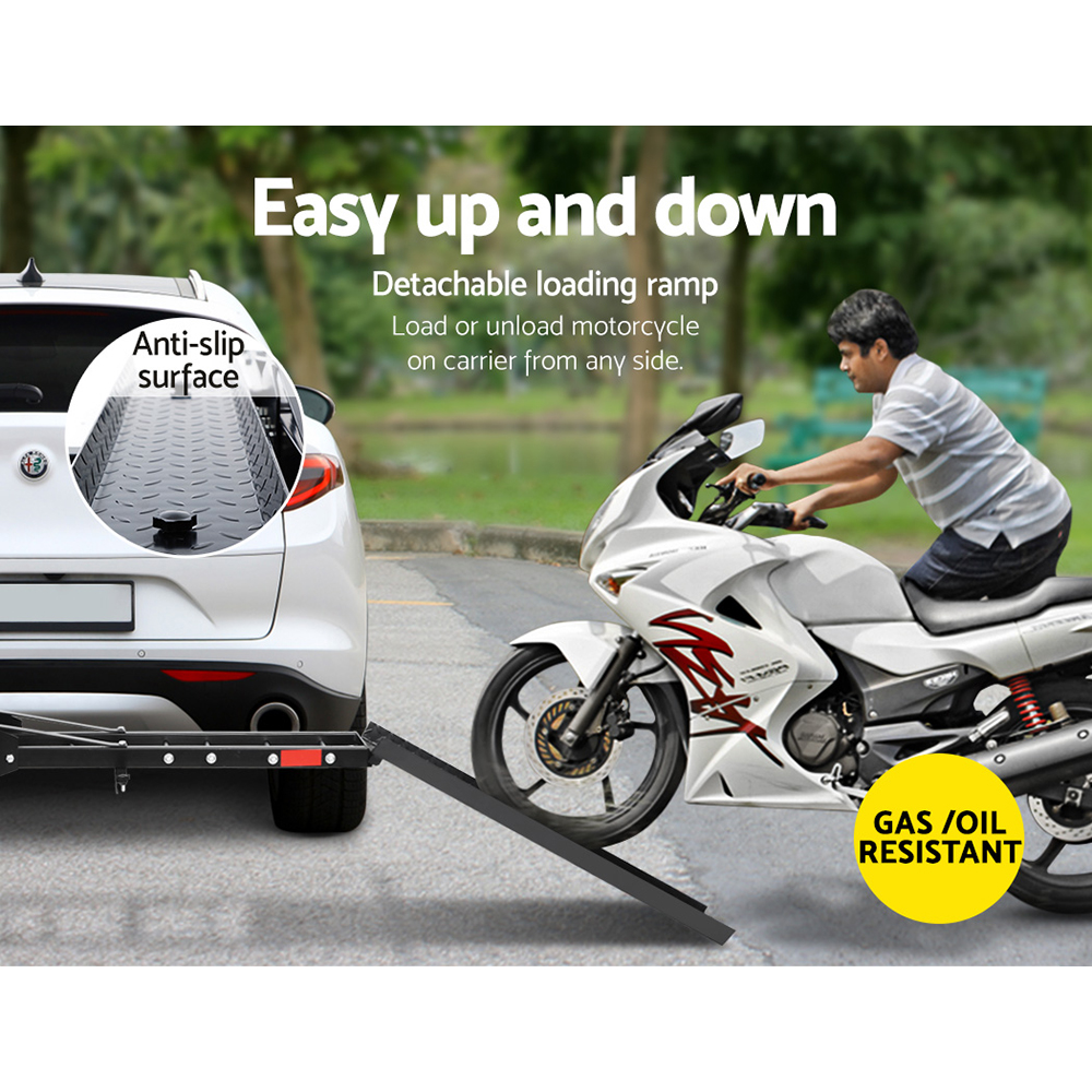 giantz towbar bike carrier