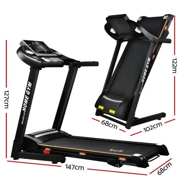 Treadmill Electric Home Gym Fitness Excercise Machine Hydraulic 420mm