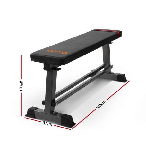 Weight Bench Flat Bench Press Home Gym Equipment 300kg Capacity