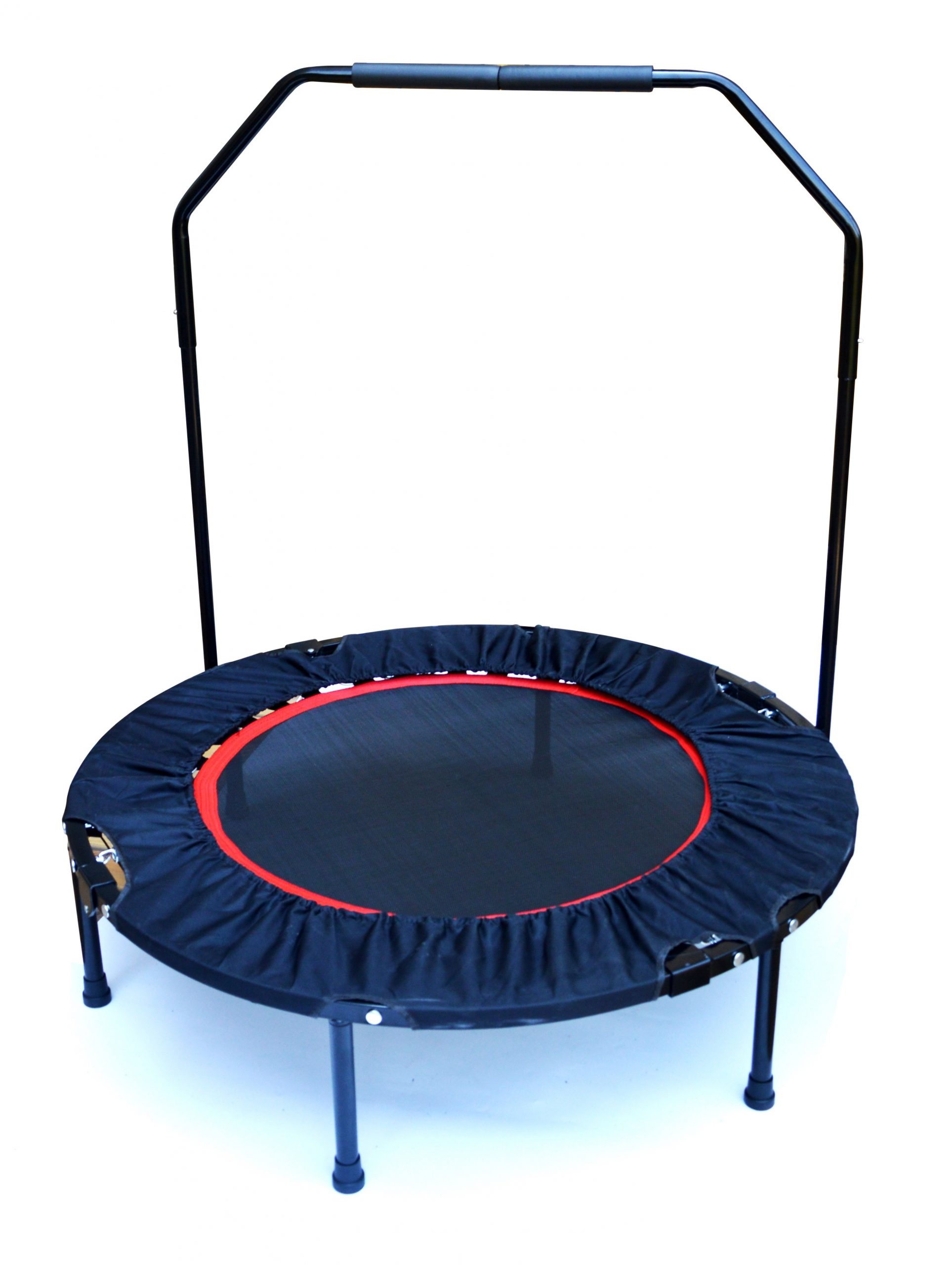 Mini Rebounder Trampoline With Handle Rail Fitnessequipments