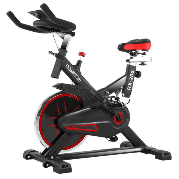 Powertrain RX-200 Exercise Spin Bike Cardio Cycling – Red