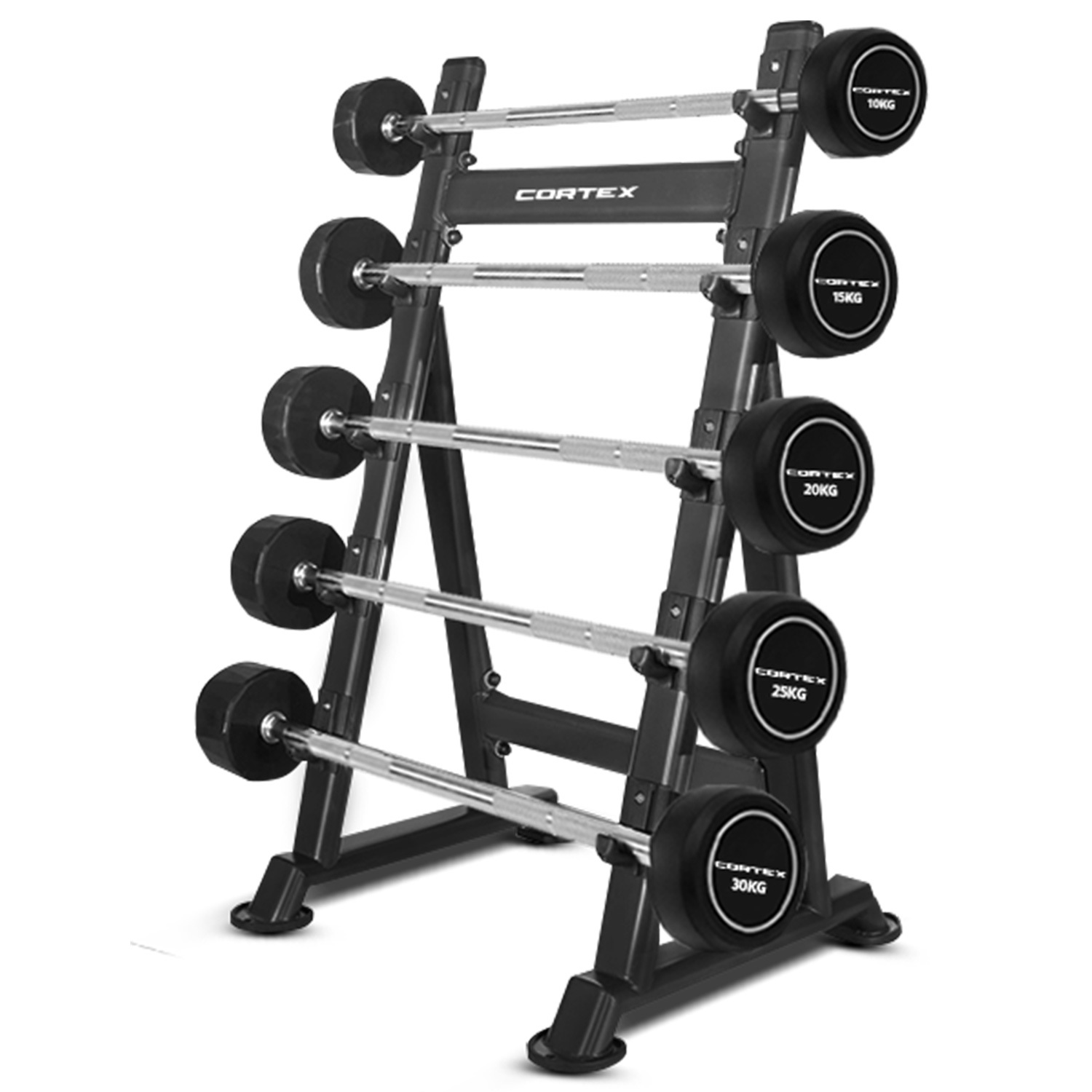 AFB100 ALPHA Series Fixed Barbell Weight Set 100kg - Fitnessequipments