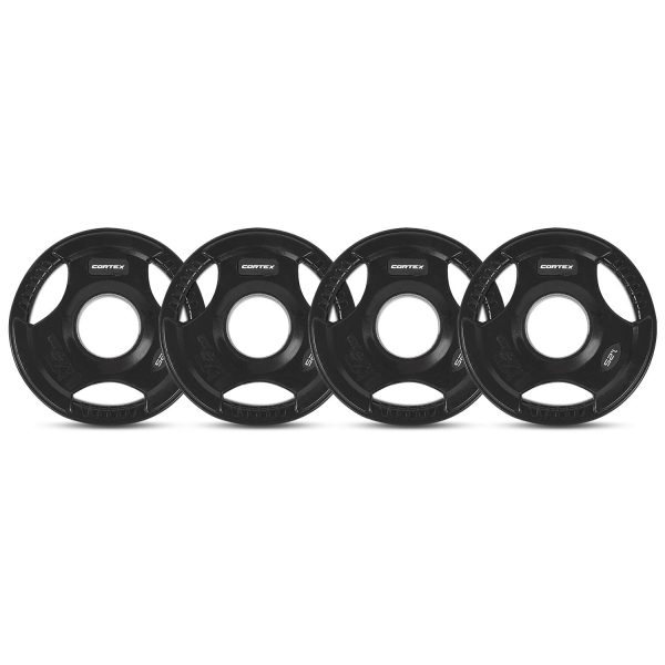 CORTEX 1.25kg Tri-Grip 50mm Olympic Plates (Set of 4)