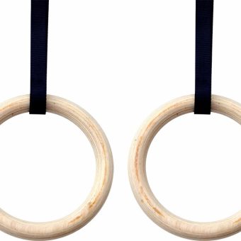 Black Mountain Products 1200lbs Rated Multi-Use Exercise Gymnastics Rings 