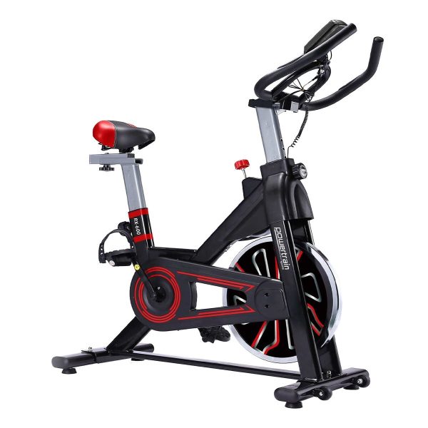 Powertrain RX-600 Exercise Spin Bike Cardio Cycle – Red