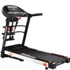 Electric Treadmill 450mm 18kmh 3.5Auto Incline Home Gym Run Exercise Machine Fitness Dumbbell Massager Sit Up Bar