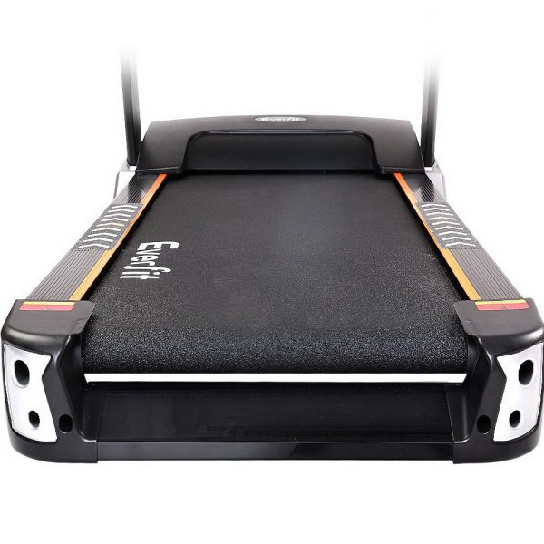 Electric Treadmill 48cm Incline Running Home Gym Fitness Machine Black