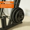 3-Tier Weights and Barbell Storage Rack Barbell Dumbbell Kettlebell Weight Plate