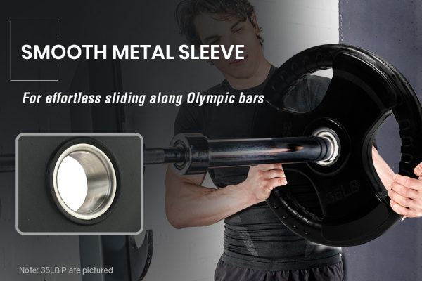 20kg 2.2m Olympic Barbell Bar 700lb w/ Collars & Weight Plates – Gym Fitness
