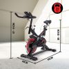 PROFLEX Commercial Spin Bike Flywheel Exercise Home Workout Gym – Red