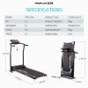 PROFLEX Electric Treadmill Exercise Fitness Equipment Home Gym Machine TRX1