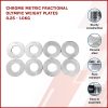 Chrome Metric Fractional Olympic Weight Plates 0.25 – 1.0kg