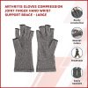 Arthritis Gloves Compression Joint Finger Hand Wrist Support Brace – Large