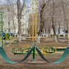 2 Pack Swings Seats Heavy Duty 66″ Chain Plastic Coated Playground Swing