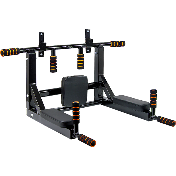 Heavy Duty Wall Mounted Power Station – Knee Raise – Pull Up – Chin Up -Dips Bar