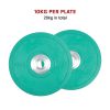 Set of 2 x 10KG PRO Olympic Rubber Bumper Weight Plate