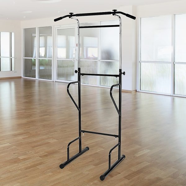 Adjustable Power Tower Dip Bar Pull Up Stand Fitness Station