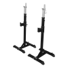 Squat Rack Stand Pair Bench Press Weight Lifting Barbell