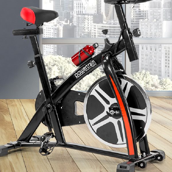 Powertrain Home Gym Flywheel Exercise Spin Bike