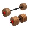Powertrain Adjustable Home Gym Dumbbell Barbell Weights Gold