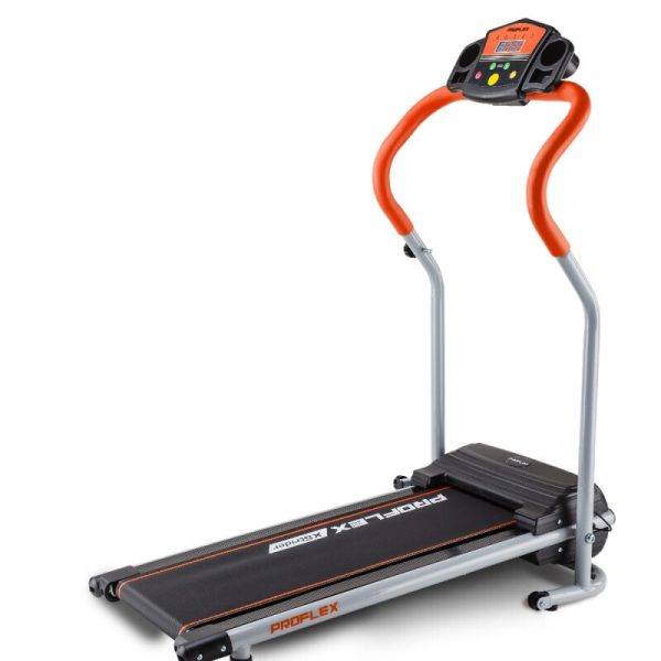 PROFLEX Electric Mini Walking Treadmill Compact Fitness Machine Exercise Equipment.