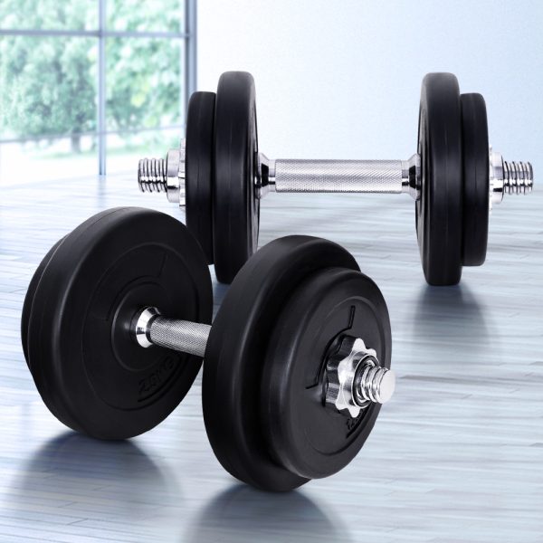 Dumbbells Dumbbell Set Weight Training Plates Home Gym Fitness Exercise