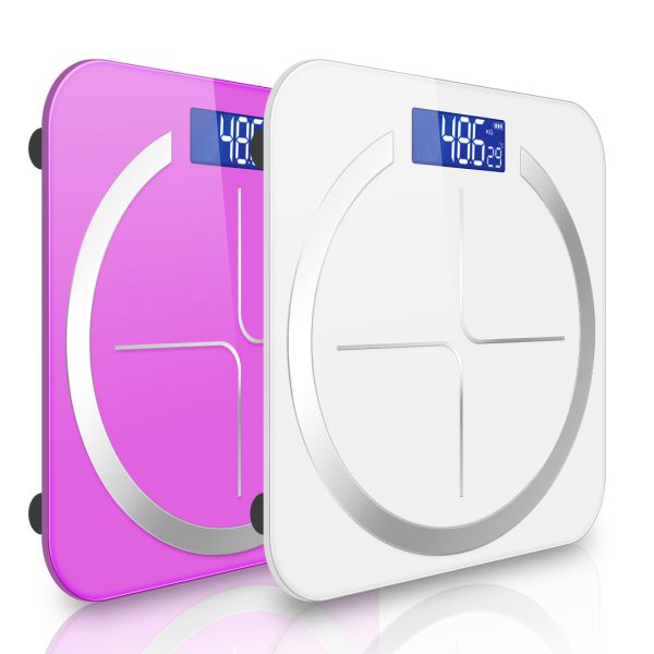 2X 180kg Digital Fitness Weight Bathroom Body Glass LCD Electronic Scales