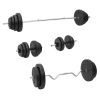 Barbell and Dumbbell with Plates
