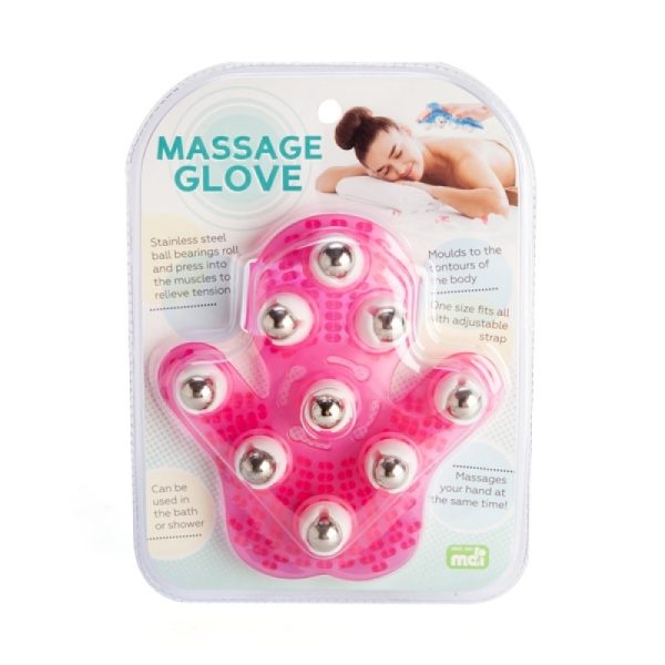 Pink Massage Glove