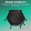 Fitness Trampoline 48″ With T Shape Handrail