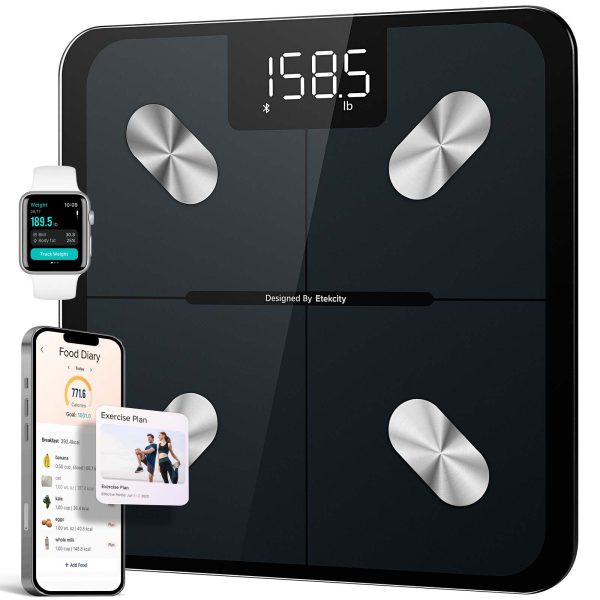 Harmony Mat – Jade Green & Etekcity Scale for Body Weight and Fat Percentage – Black Bundle