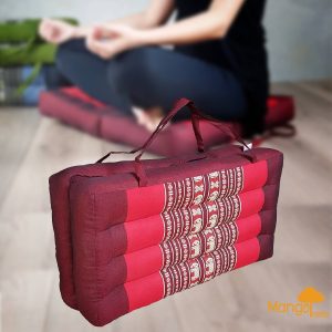 2-Fold Meditation Cushion Yoga Mat RedEle