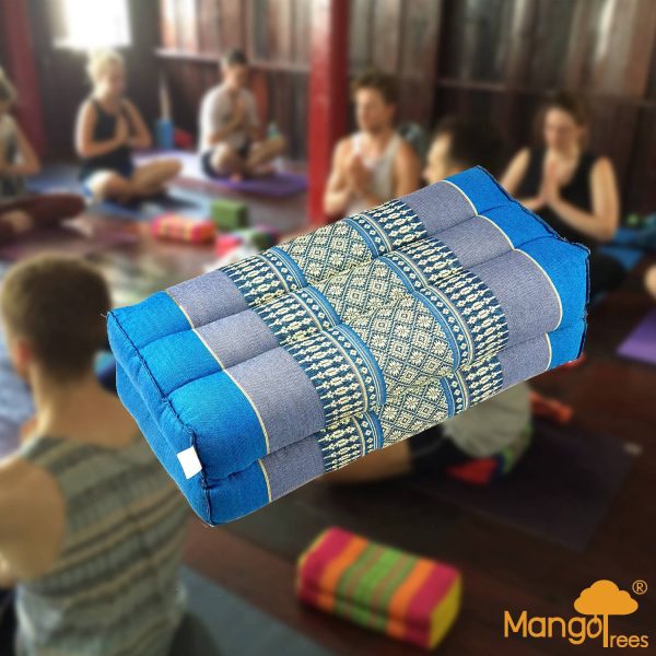Yoga Block Meditation Cushion Blue