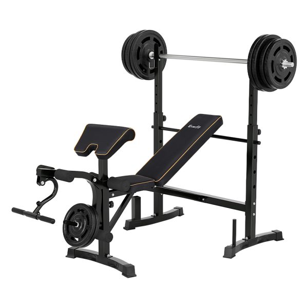 Weight Bench 10 in 1 Bench Press Home Gym Station 330kg Capacity