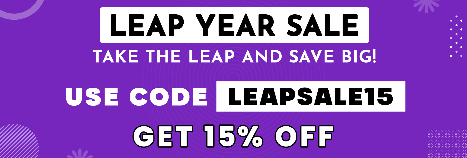 Leap year banner
