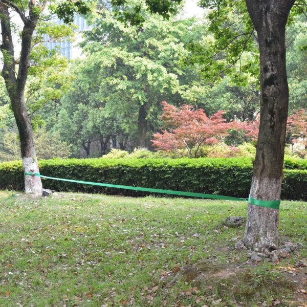 Slackline 15 m x 50 mm 150 kg – Green