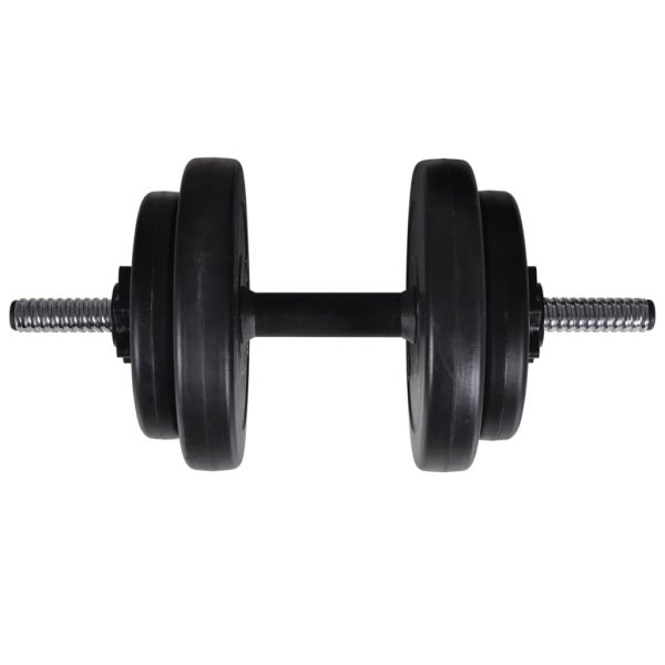Adjustable Sit-up Bench with Barbell and Dumbbell Set – 60.5 kg