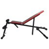 Adjustable Sit-up Bench with Barbell and Dumbbell Set – 60.5 kg