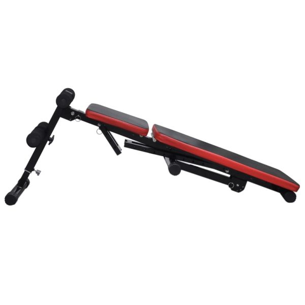 Adjustable Sit-up Bench with Barbell and Dumbbell Set – 60.5 kg