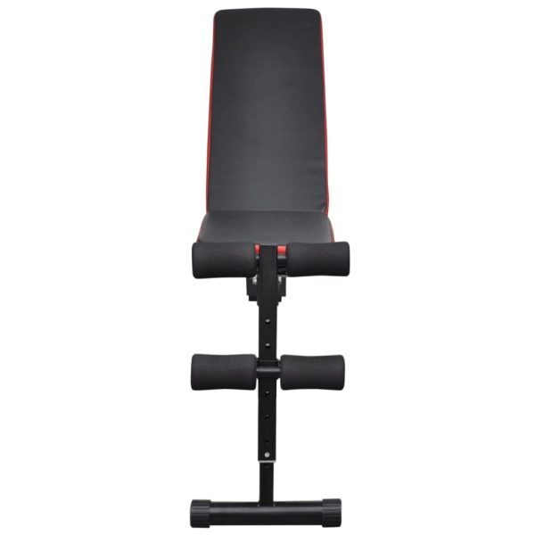 Adjustable Sit-up Bench with Barbell and Dumbbell Set – 60.5 kg