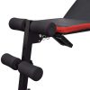 Adjustable Sit-up Bench with Barbell and Dumbbell Set – 60.5 kg