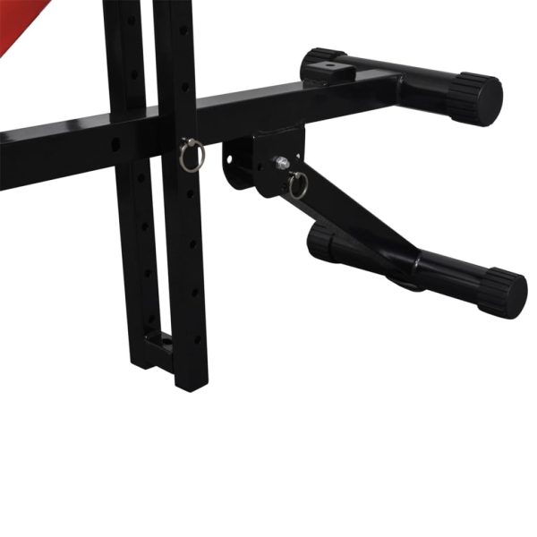 Adjustable Sit-up Bench with Barbell and Dumbbell Set – 60.5 kg