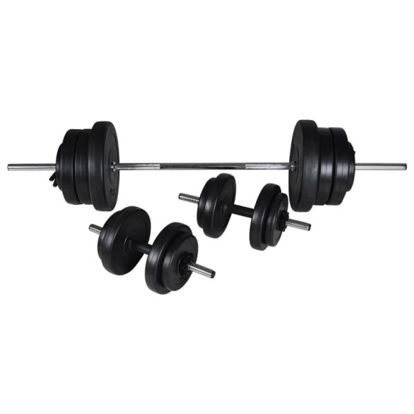 Power Tower with Barbell and Dumbbell Set – 60.5 kg