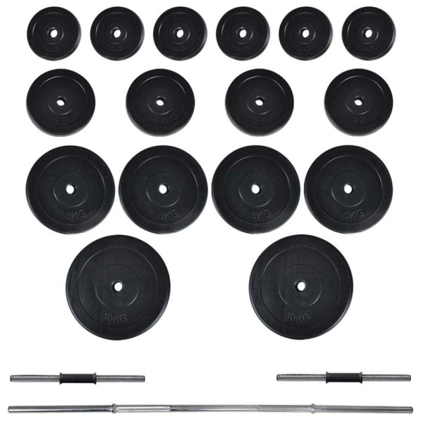 Power Tower with Barbell and Dumbbell Set – 60.5 kg