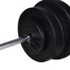 Power Tower with Barbell and Dumbbell Set – 60.5 kg