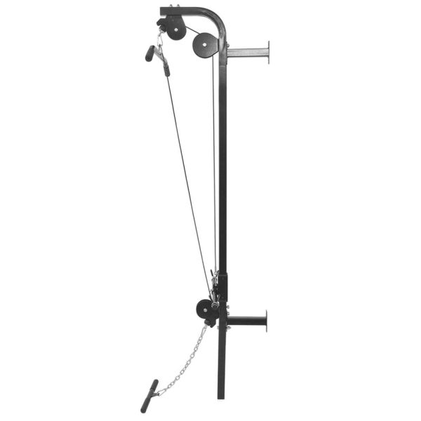 Wall-mounted Power Tower with Barbell and Dumbbell Set – 30.5 kg