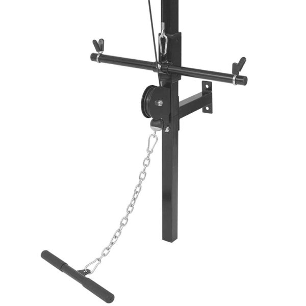 Wall-mounted Power Tower with Barbell and Dumbbell Set – 30.5 kg