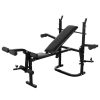 Weight Bench with Weight Rack&Barbell and Dumbbell Set – 30.5 kg