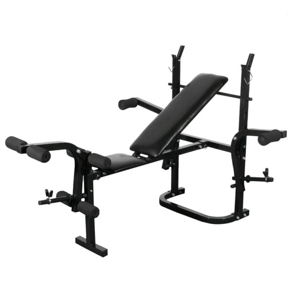 Weight Bench with Weight Rack&Barbell and Dumbbell Set – 30.5 kg