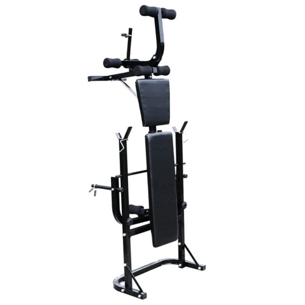 Weight Bench with Weight Rack&Barbell and Dumbbell Set – 30.5 kg